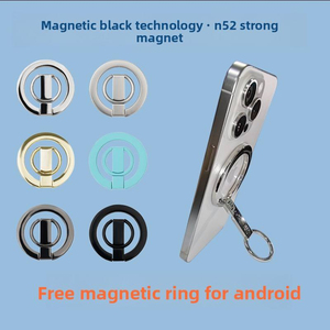 Soporte Magnético para Teléfono N52, 360 Grados °   Soporte Giratorio <span class=keywords><strong>de</strong></span> Aleación para Dedos, Compatible con <span class=keywords><strong>iPhone</strong></span> y Android Magnéticos - Product Image 4