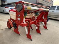 Tech-A Mini tracteur agricole à haute efficacité à 3 rangées de semoir de maïs-Compatible avec l'engrenage d'engrais et les composants de base de la boîte de vitesses
