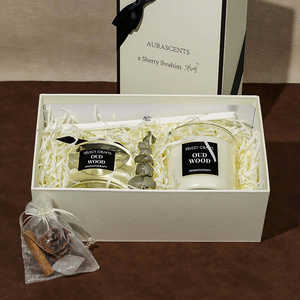 Coffret Cadeau de Bougies Parfumées en Cire de Soja Premium AIKUN Personnalisé Boîte Luxe pour Anniversaire Saint-Valentin Diwali - Diffuseur à Bâtonnets en Gros - Product Image 2