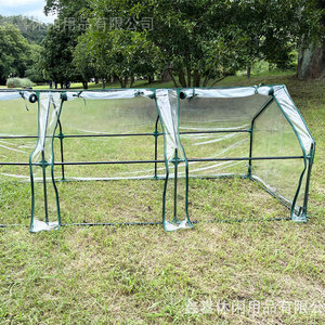 Eco-Friendly PVC Mini 3-Doors <strong>Greenhouse</strong> for Outdoor Hydroponic Flowers with Steel and Metal Frame - Product Image 2
