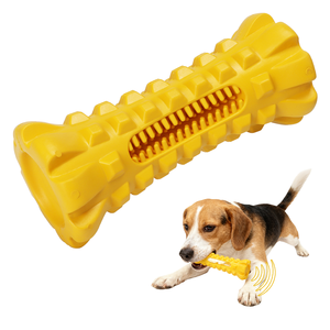 Giocattolo da Masticare per Cani in Gomma Naturale Resistente con Dispenser di Snack per Pulizia dei Denti e Allenamento del QI - Product Image 1
