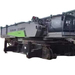 Marca China usada Zoomlion ZCC800 Camión grúa de 800 toneladas buena calidad con precio bajo disponible para la venta - Product Image 1