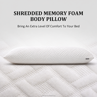 Oreiller long en mousse à mémoire de forme déchiquetée pour dormeurs latéraux, soutien ergonomique du cou, oreiller orthopédique pour lit, logo personnalisé, hôtel