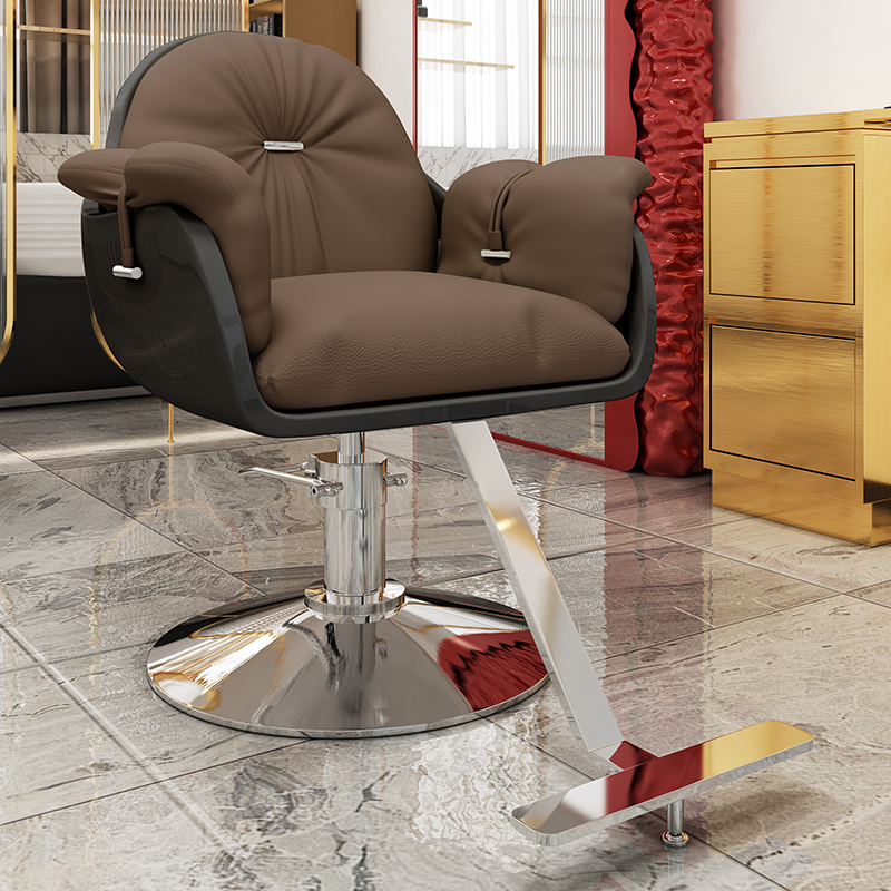 Electroplated brown-black-silver chassis