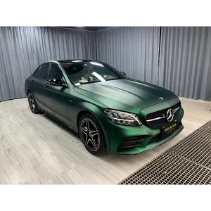 Película Autoadhesiva de Cambio de Color para Coche, Envoltura de Vinilo, Tinte Cromado Colorido, Ppf, Verde Veneno para Carrocería