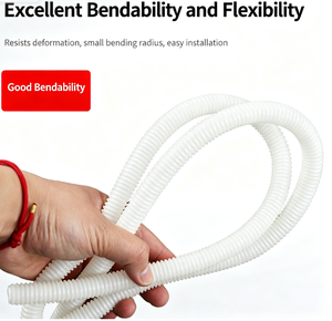 Tubería Corrugada de PVC Flexible para Cableado Eléctrico, Retardante de Llama, Impermeable, para Protección de Cables en Interiores y Exteriores - Product Image 4
