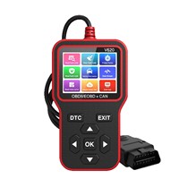 Outil de diagnostic automobile V620, scanner multifonctionnel pour voiture, lecteur de code de panne du moteur, prise en charge du mode 6/8 ELM327 OBD 2, écran LCD 1,5 pouces