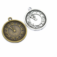 Pendentif montre et horloge vintage Haoxuan avec chaînes