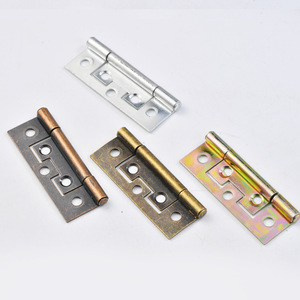 Furniture Hinge Iron Surface Mount Antique Bronze Red Bronze Silver Black Five Colors Durable Traditional H Type - Product Image 2