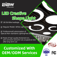 Lampes suspendues en fer LED à hauteur réglable de style industriel en forme de C, 6000K, lumière du jour, AC 220V, protection des yeux pour salon intérieur