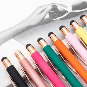 Custom Logo Stylus <b>Pen</b> - Bulk Aluminum <b>Pens</b> with Soft Touch, Personalized for Business & Events - Product Image 2