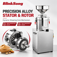 Broyeur à colloïdes électrique en acier inoxydable de qualité alimentaire BlinkSong pour beurre de noix et pâte de sésame avec système de reflux