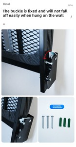 <span class=keywords><strong>Planche</strong></span> à <span class=keywords><strong>repasser</strong></span> murale rétractable et pliable Weiji's Heart Choice JW3612-WM pour hôtel, multifonctionnelle avec antenne - Product Image 5