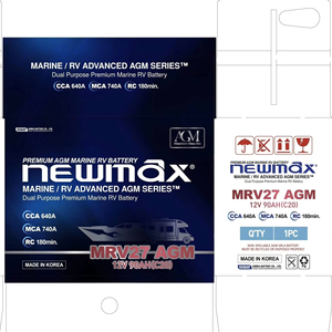 Batería VRLA AGM GEL MRV27 de Alta Calidad, 200ah, Ciclo Profundo, Batería de Plomo-Ácido para Sistema Solar, UPS, Inversor Eléctrico - Product Image 1