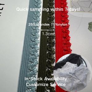 840 Cổ Mềm Ánh Sáng Màu Ban Nhạc Đàn Hồi Cho Quần Áo Jacquard Logo Spandex Chất Liệu Căng Phụ Kiện Vải - Product Image 3