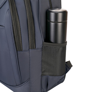 <b>Student</b> <b>Backpack</b> 15 Inches Oxford Cloth Lightweight Large Capacity Business Travel Unisex Navy Blue - Product Image 4