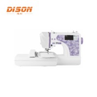 Machine à coudre et à broder zigzag domestique DS-1500, machine à broder informatisée pour la maison