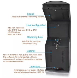 Kiosques d'accueil Self Service A4 Documents Impression Numérisation Formulaire Remplissage Test Rapport Impression Écran Tactile Kiosque - Product Image 4