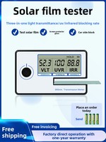 Instrument de test de film solaire, mesureur de film, testeur de sécurité et d'isolation thermique pour vitres automobiles, mesure le rejet de chaleur solaire visible