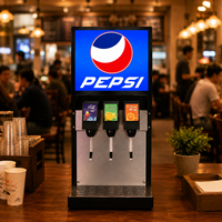Distributeur de boissons automatique à 3 vannes pour chaînes de restauration rapide éco-responsables, machine à soda à économie d'énergie