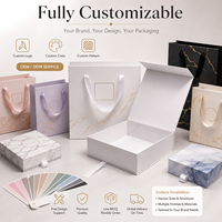 Boîtes cadeaux de luxe personnalisables OEM, taille et impression sur mesure, boîtes écologiques pour l'emballage de cadeaux de détail