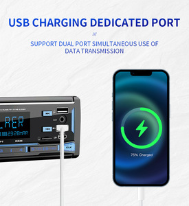 Reproductor MP3 para Auto <span class=keywords><strong>de</strong></span> 12V con DSP <span class=keywords><strong>de</strong></span> Alta Calidad <span class=keywords><strong>de</strong></span> <span class=keywords><strong>Sonido</strong></span>, Función Azul, Doble USB, Carga Rápida, Ranura para Tarjeta, Radio FM, Electrónica <span class=keywords><strong>de</strong></span> Consumo - Product Image 6