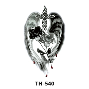 Tatuaggio temporaneo delle donne di angelo impermeabile adesivo del corpo Sexy finto personalizzato - Product Image 4