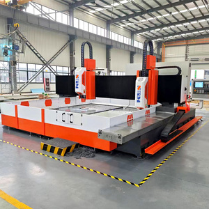 Machine de perçage et de fraisage hydraulique à grande vitesse de type portique automatique contrôlée par PLC CNC série PMD3030 de Raintech, robuste - Product Image 3