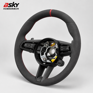 <span class=keywords><strong>Volant</strong></span> en suède amélioré pour <span class=keywords><strong>Porsche</strong></span> Panamera, Macan, <span class=keywords><strong>Cayenne</strong></span>, 992, 918, 911, 718, 970, 971, 958, 718, 911 GT2, GT2RS, GT3, GT4 - Product Image 5