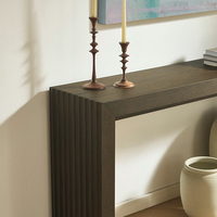 Table console en bois noir KUMUSI FURNITURE