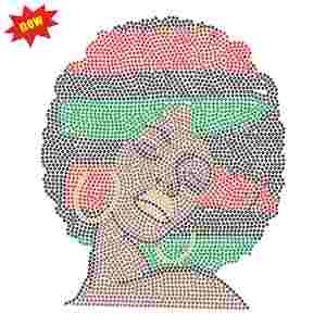 Nuevo Producto: Calcomanías HTV con Motivo de Lazo <span class=keywords><strong>Rosa</strong></span> Redondo y Pedrería - Product Image 2