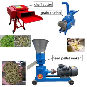 Chaff cutter silage making machine for cattle sheep animal pellet grass feeds process