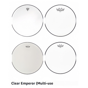 Juego de Tambores de Parche de Cuero de Doble Capa OPUS, <span class=keywords><strong>Serie</strong></span> Completa de 5 Piezas, 10/12/14/16/22 Pulgadas, Accesorios para Instrumentos Musicales REMO, Plástico - Product Image 4