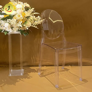 Wholesale Rental Furniture Crystal Plastic Modern Party Event Transparent Acrylic Ghost <b>Kids</b> Chair Outdoor <b>Dining</b> Hotel Use - Product Image 1
