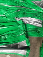 Bâche en PE sur mesure, imperméable, avec bords renforcés, résistante aux UV, pour applications industrielles et extérieures en gros