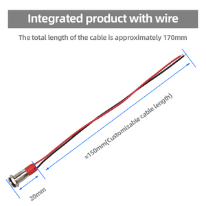 Ip65 không thấm nước 250V đèn tín hiệu với trắng <span class=keywords><strong>LED</strong></span> ánh sáng 8 mét Flat Head <span class=keywords><strong>LED</strong></span> chỉ số ánh sáng - Product Image 6