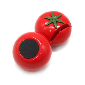 Afilador de Cuchillos y Tijeras de Cocina con Forma de Tomate Rojo, Manual, de Cerámica y Acero de Tungsteno, Profesional, Ecológico, Duradero y Afilado - Product Image 4