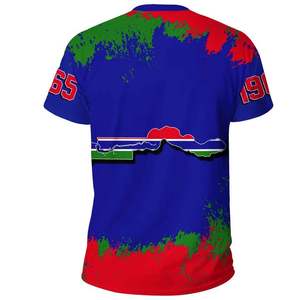 Popular Wholesale Premium Gambia Tshirts Men T-shirt <strong>Unique</strong> Design Best Quality Short-sleeve Man <strong>Professional</strong> Customization - Product Image 3