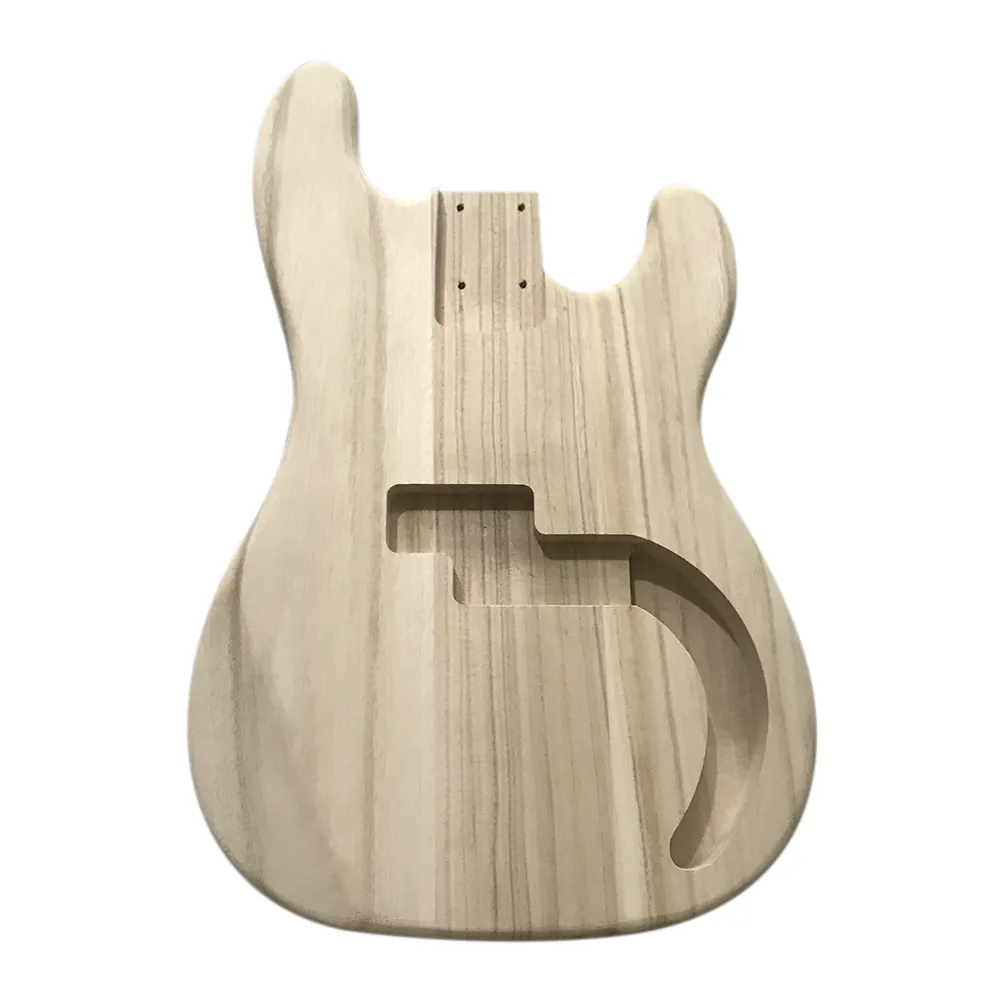 Poliertes Holz Typ E-Gitarre Body Barrel DIY E-Ahorn Gitarren Barrel Body für elektronische Bassgitarre