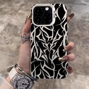 เคสโทรศัพท์ลาย<span class=keywords><strong>หนาม</strong></span>แบรนด์แฟชั่นสำหรับ iPhone 17เคส PC สไตล์สุดสร้างสรรค์สุดเจ๋งสำหรับ iPhone 16 15 14 13 12 11 PRO MAX - Product Image 1