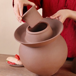 Tarro de Porcelana Tradicional <span class=keywords><strong>Chino</strong></span> para Encurtidos, Color Sólido, Recipiente de Fermentación Engrosado para Uso en Restaurantes y Hoteles - Product Image 1