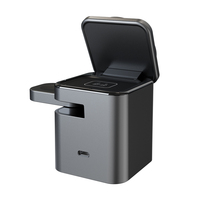 Chargeur sans fil magnétique pliable 3-en-1 15W QC3.0 Type-C pour téléphone portable, montre connectée et écouteurs