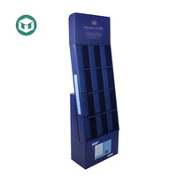 Nouveau présentoir de sol en carton pour papeterie, présentoir de papeterie, présentoir de stylos en carton