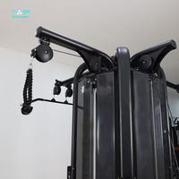 Équipement de musculation commercial robuste en acier réglable multifonction de haute qualité, 8 fonctions, pour exercices de traction basse et lat pulldown