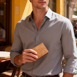 <span class=keywords><strong>Portefeuille</strong></span> en <span class=keywords><strong>Liège</strong></span> Écoresponsable Homme Vintage Court Design Bifold Style Intemporel Durable Chine Fabricant de Portefeuilles - Product Image 5