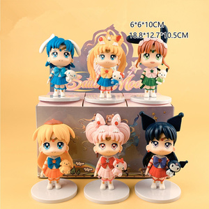 6 Piezas/<span class=keywords><strong>Juego</strong></span> DANDADAN Ayase <span class=keywords><strong>Momo</strong></span> Takakura Ken Figura de Anime Caja Misteriosa Sorpresa Juguete Gachapon Caja de Huevos Premios de <span class=keywords><strong>Juego</strong></span> Juguetes - Product Image 2