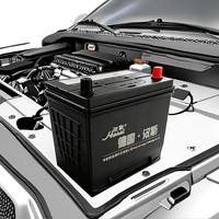 Batterie de voiture au plomb-acide POWSEA 12V 60Ah MF 55D23, batterie de démarrage automobile 55D23L, batterie de camion sans entretien 55D23R