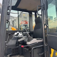 Mini-excavatrice sur chenilles Komatsu PC56 5T d'occasion avec moteur et système hydraulique fiables, idéale pour les travaux de construction et de terrassement