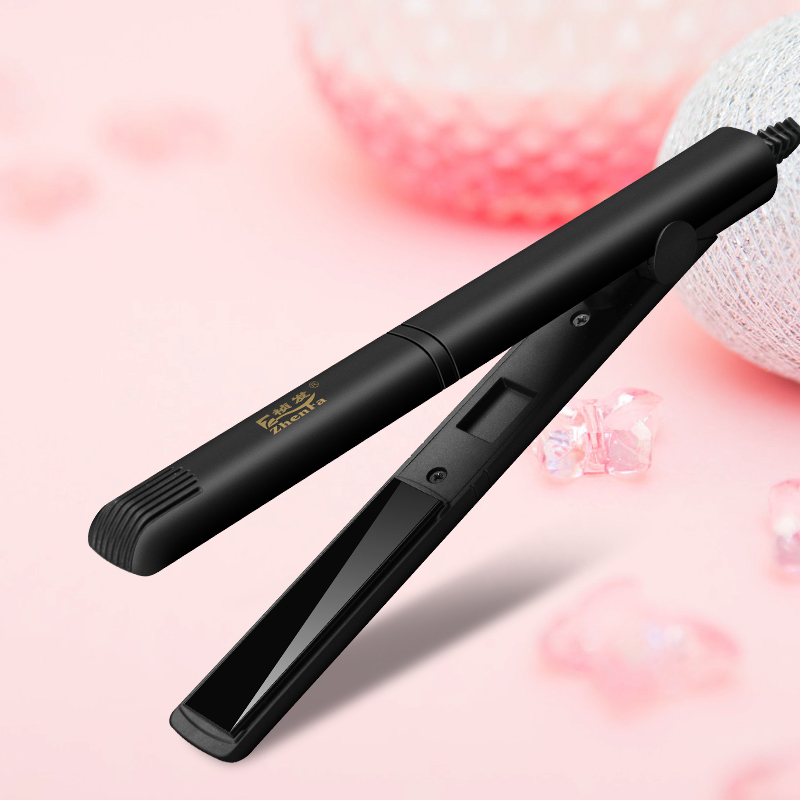 Профессиональный частный ярлык 2 в 1 для выпрямления и завивки волос железная мини-выпрямитель для волос