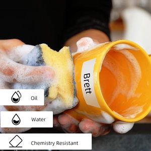 Phomemo A30 nhà sản xuất nhãn băng dài 15mm x 500mm trong nhà/ngoài trời tự dính tiêu chuẩn in nhiệt đen trắng liên tục - Product Image 6